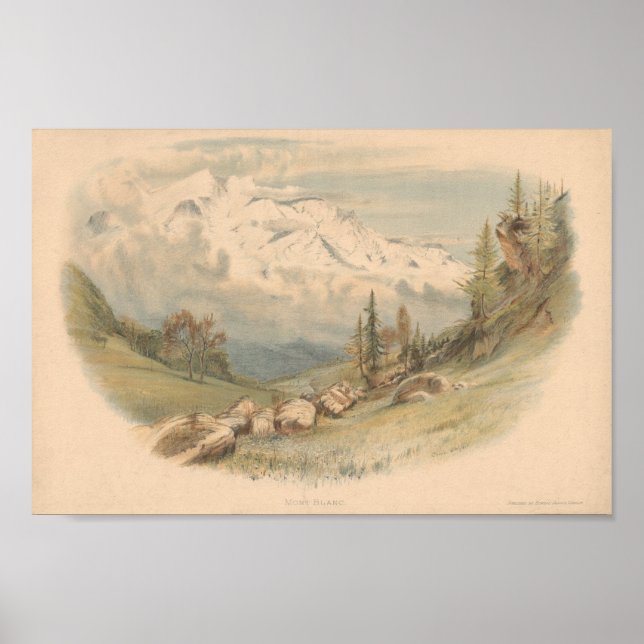 Mont Blanc Poster (Vorne)