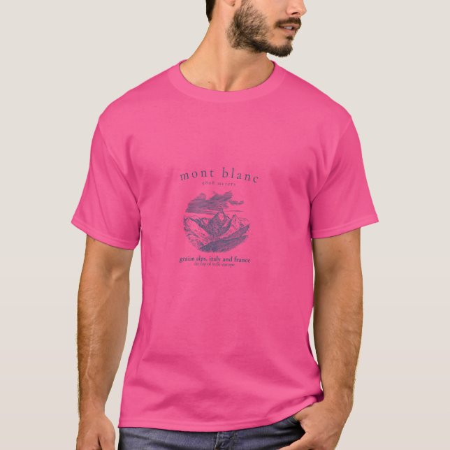 Mont Blanc T-Shirt (Vorderseite)