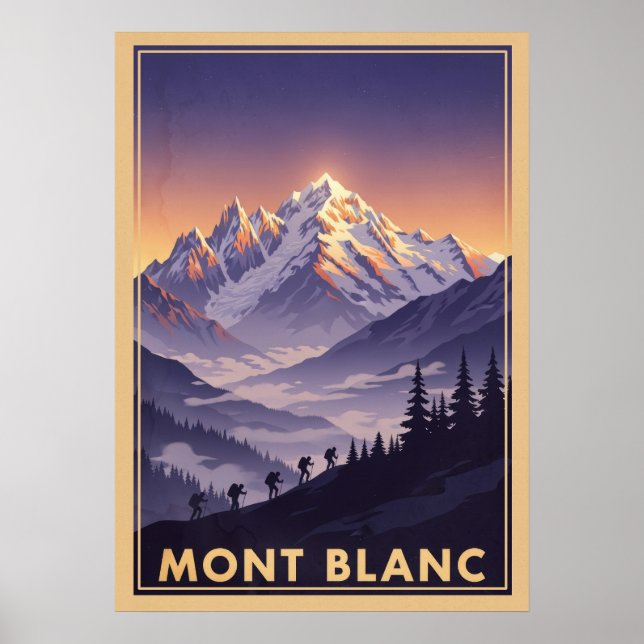 Mont Blanc V05 Poster (Vorne)