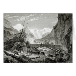 Mont Blanc von den Bädern von St. Didier