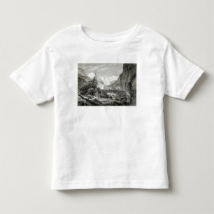 Mont Blanc von den Bädern von St. Didier Kleinkind T-shirt