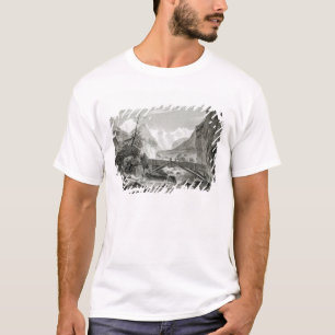 Mont Blanc von den Bädern von St. Didier T-Shirt