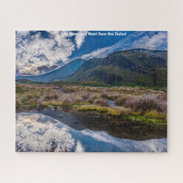 Mont Doom Nouvelle-Zélande. Jigsaw Puzzle (Horizontal)