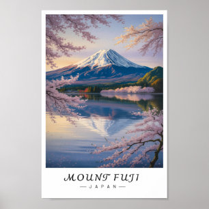 Mont Fuji Art Mural Japon, Volcan Iconique 