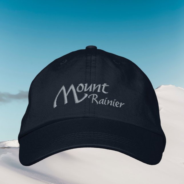 Mont Rainier Washington bestickter Hut (Von Creator hochgeladen)
