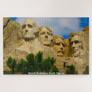 Mont Rushmore Dakota du Sud Jigsaw Puzzle