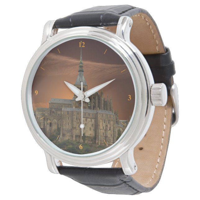 Mont-Saint-Michel Armbanduhr (Schrägansicht)