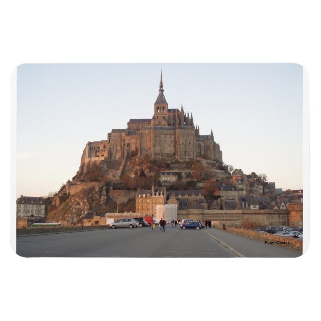 Mont Saint-Michel, Frankreich Magnet (Horizontal)