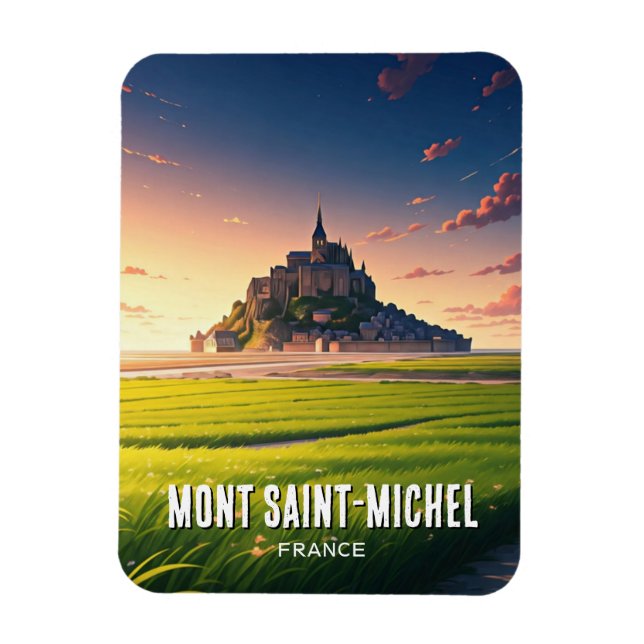 Mont Saint-Michel Magnet (Vertikal)