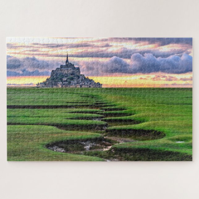 Mont-Saint-Michel, Normandie, Frankreich (Horizontal)