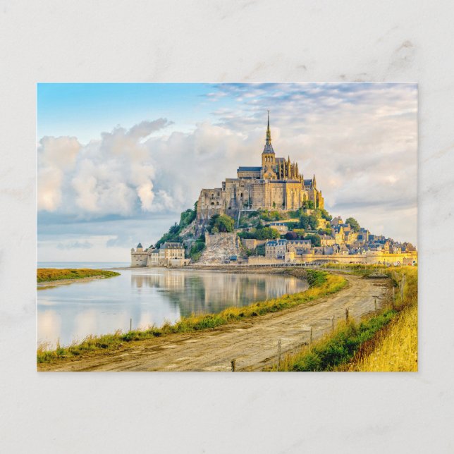 Mont-Saint-Michel, Normandie, Frankreich Postkarte (Vorderseite)