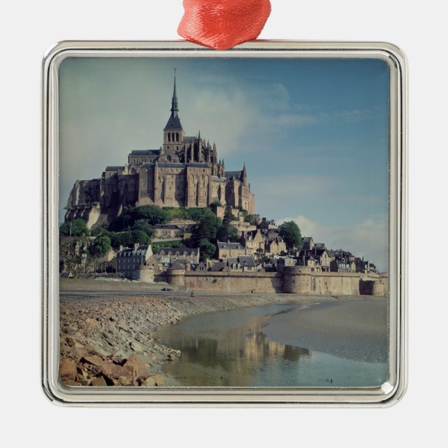 Mont Saint-Michel Ornament Aus Metall (Vorne)