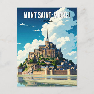 Mont Saint-Michel Postkarte