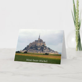 Mont-Saint-Michel Riverbank View, Normandie, Frank Karte