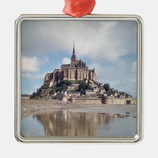 Mont Saint-Michel Silbernes Ornament (Vorne)