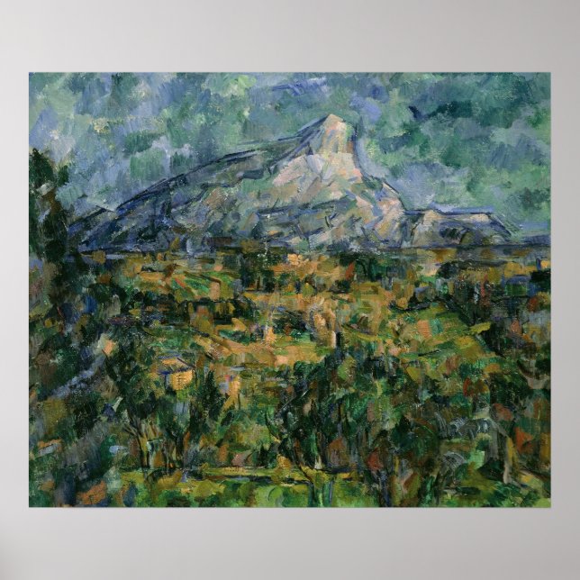 Mont Sainte-Victoire, 1904-05 Poster (Vorne)