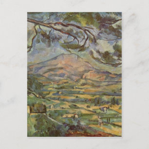 Mont Sainte-Victoire durch Paul Cézanne Postkarte