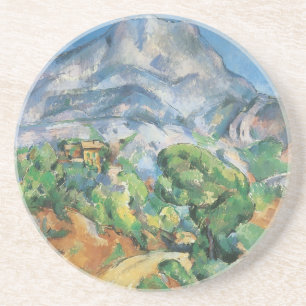 Mont Sainte Victoire oberhalb Tholonet, Paul Cezan Sandstein Untersetzer