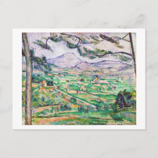 Mont Sainte-Victoire, Paul Cezanne, 1885-1887 Postkarte (Vorderseite)