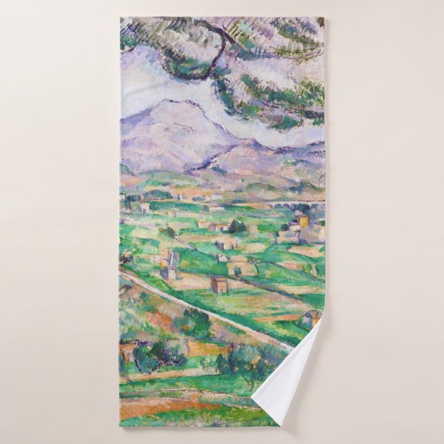 Mont Sainte-Victoire, Paul Cezanne Badehandtuch (Badehandtuch)