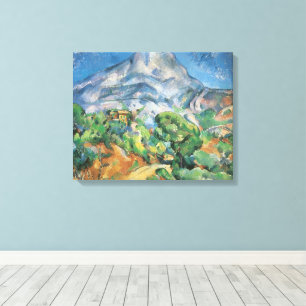 Mont Sainte Victoire über Tholonet, Paul Cezanne Leinwanddruck