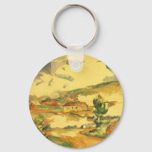 Mont Sainte‑Victoire von Paul Cézanne, Vintage‑Kun Schlüsselanhänger