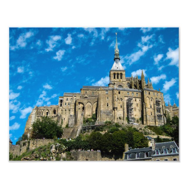 Mont St Michel, Frankreich - Foto Print (Vorne)