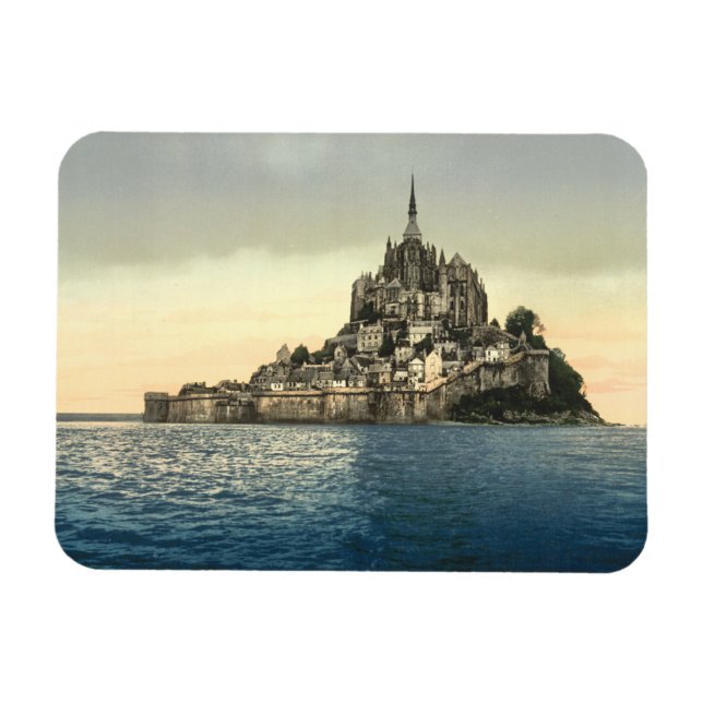Mont St Michel II, Normandie, Frankreich Magnet (Horizontal)