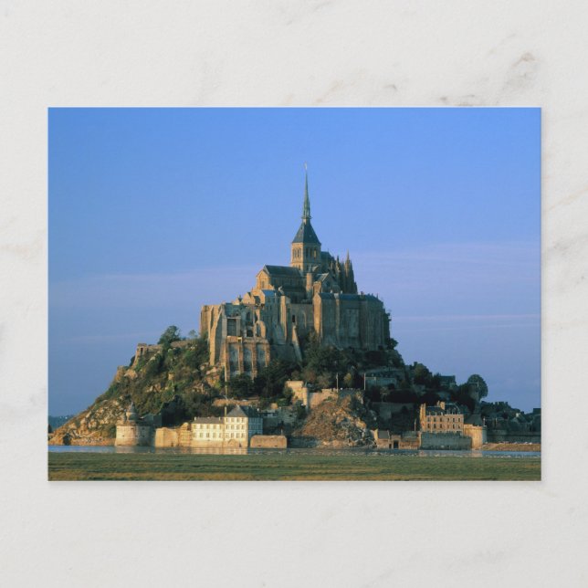 Mont St Michel, Manche, Normandie, Frankreich Postkarte (Vorderseite)