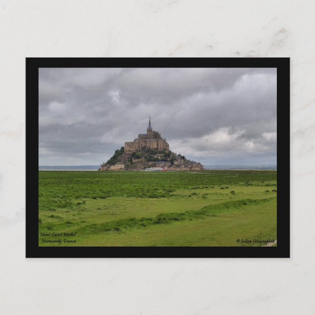Mont St Michel Postkarte (Vorderseite)