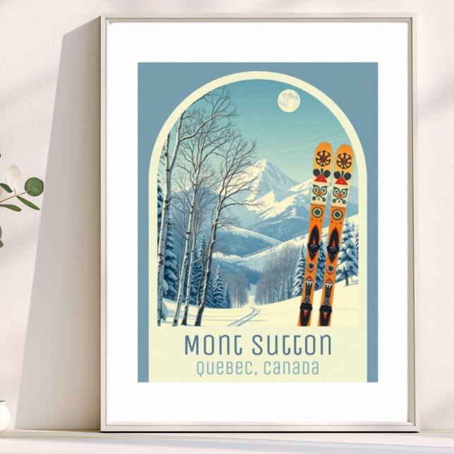 Mont Sutton Quebec Kanada Skiurlaub Poster (Von Creator hochgeladen)