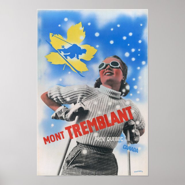 Mont Tremblant Canada Vintage Poster 1939 (Vorne)