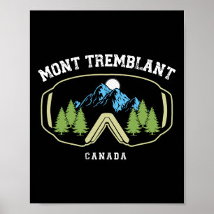 Mont Tremblant Kanada Skigebiet Quebec Skifahren S Poster
