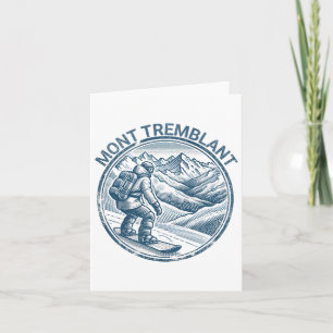 Mont Tremblant Kanada Snowboarder Karte