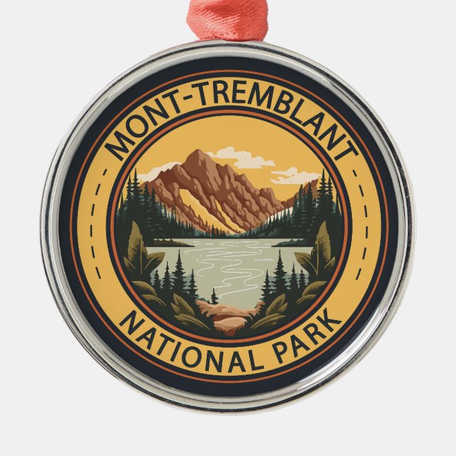 Mont-Tremblant-Nationalpark Kanada-Abzeichen Ornament Aus Metall (Vorne)