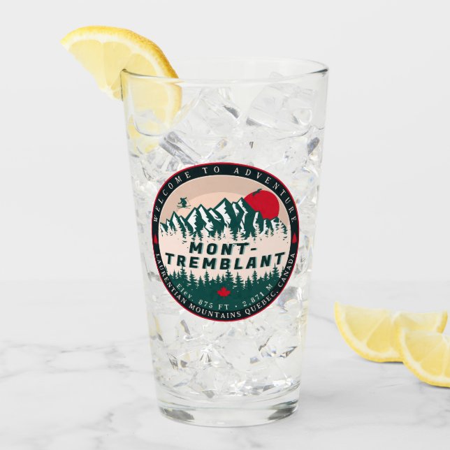 Mont-Tremblant Quebec Laurentian Mountains Kanada Glas (Vorderseite Ice)