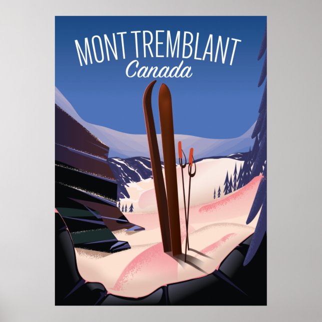 Mont Tremblant Ski Canada Poster (Vorne)