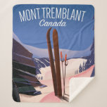 Mont Tremblant Ski Canada Sherpadecke<br><div class="desc">Mont Tremblant Kanada Ski-Reiseplakat.</div>