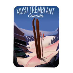 Mont Tremblant Ski Kanada Magnet