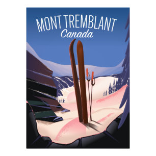 Mont Tremblant Skigebiet Kanada Fotodruck