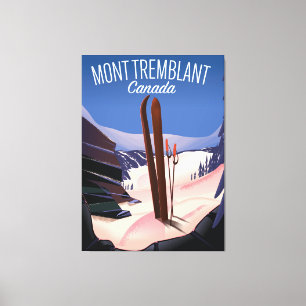 Mont Tremblant Skigebiet Kanada Leinwanddruck