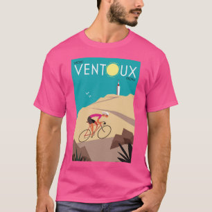 Mont Ventoux Cycling Poster T-Shirt