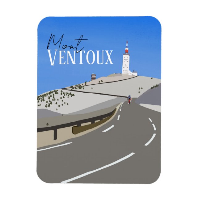 Mont ventoux, French Alpes Magnet (Vertikal)