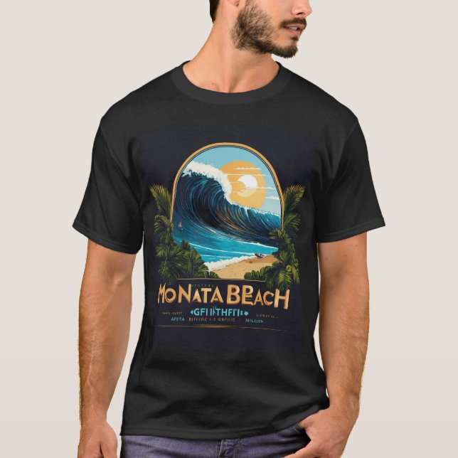 "Montabeach Surf Symphony" T-Shirt (Vorderseite)