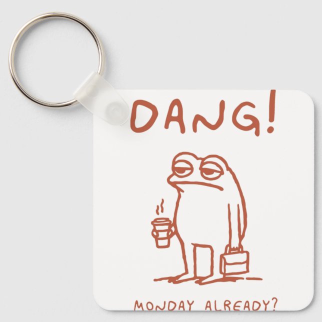 Montag Blues Frog Schlüsselanhänger (Vorderseite)