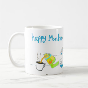 Montag-Comic 2 Kaffeetasse