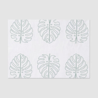 Montag Monstera Seidenpapier