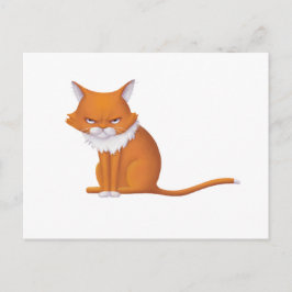 Montag Morgen Katzengefecht Postkarte