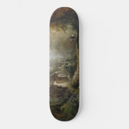 Montag Nacht über Kapelle und Reiter Skateboard