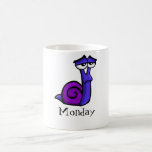 Montag Sad Snail Kaffeetasse<br><div class="desc">Montag Sad Snack Kaffeetasse</div>